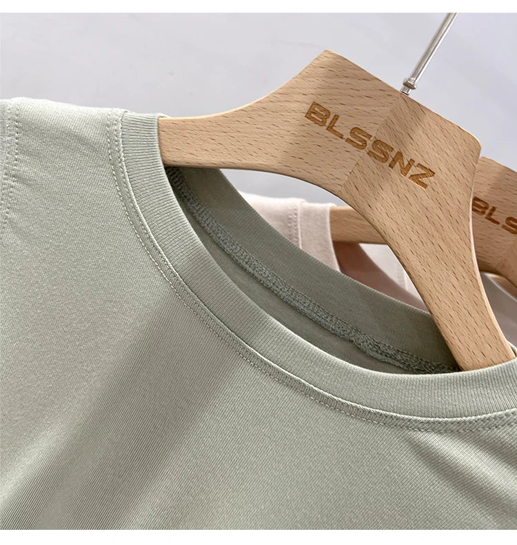 zjaiss 2026 Cotton Tops Neck Summer Basic Shirts White Black Casual Sport Vest Off Shoulder Green Women's Tank Top