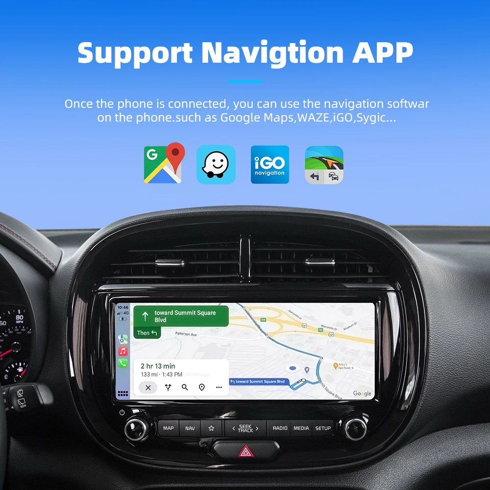 2-in-1 Wireless CarPlay & Android Auto AI Smart Box Adapter