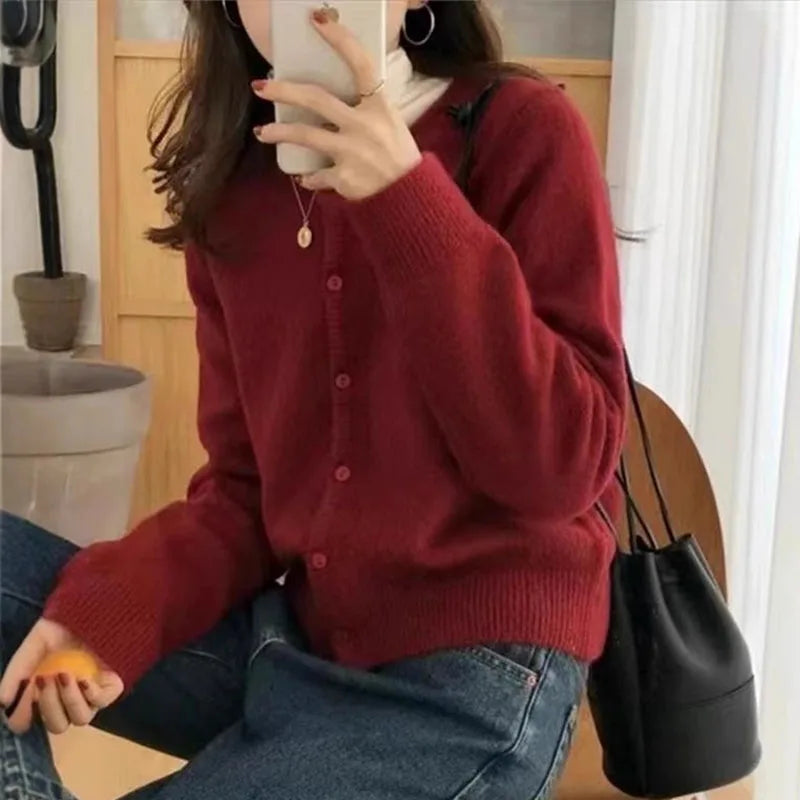 Women's knit cardigan - view 2