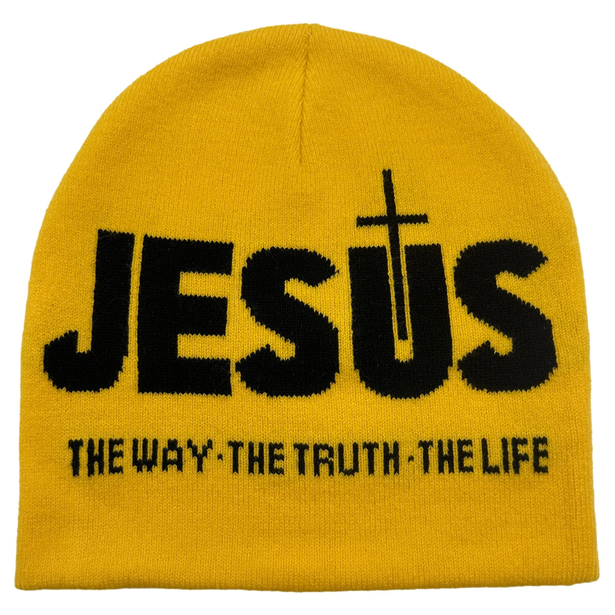 Jesus Letter Jacquard Knit Beanie, Unisex