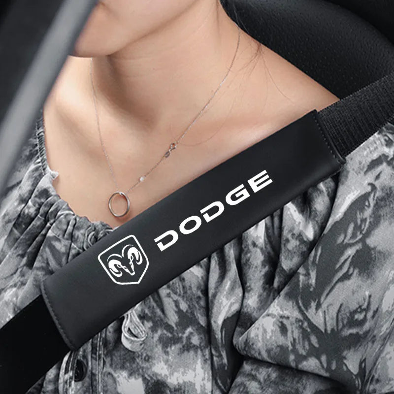 Dodge Seat Belt Shoulder Pad Covers (2-Piece Set)