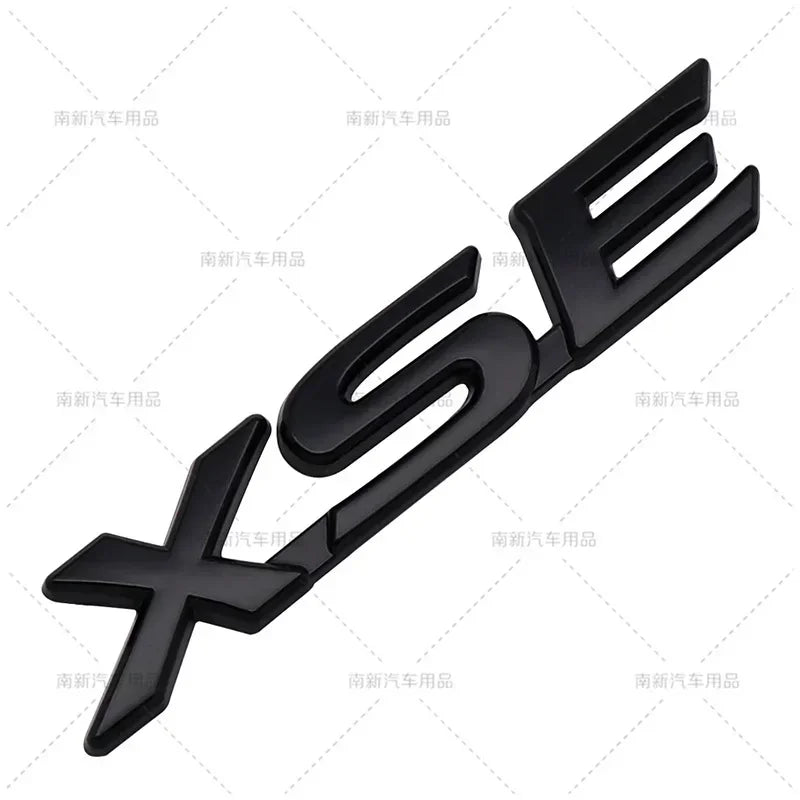 3D Metal XSE XLE SE LE Letters Rear Trunk Emblem Badge Car Sticker For Toyota CAMERY YARIS RAV4 COROLLA EX CROWN Accessories