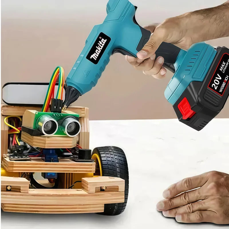 Cordless Hot Glue Gun — Digital Temp Control for 20V Makita Battery