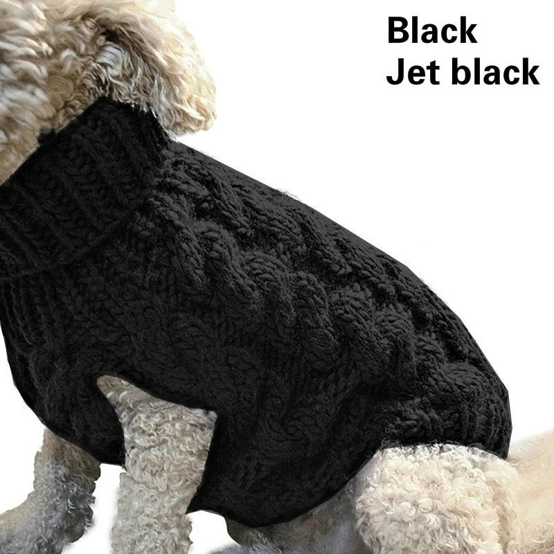 Knitted Dog Sweater Vest - Warm Winter Pullover for Small Dogs - photo 11