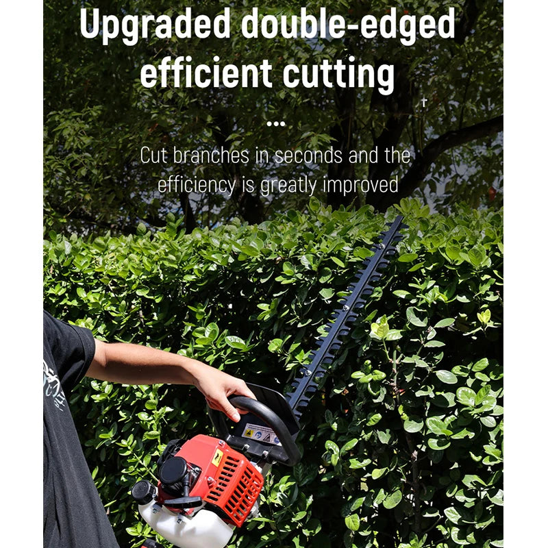 Gas-Powered 2-Stroke Hedge Trimmer for Pruning & Trimming