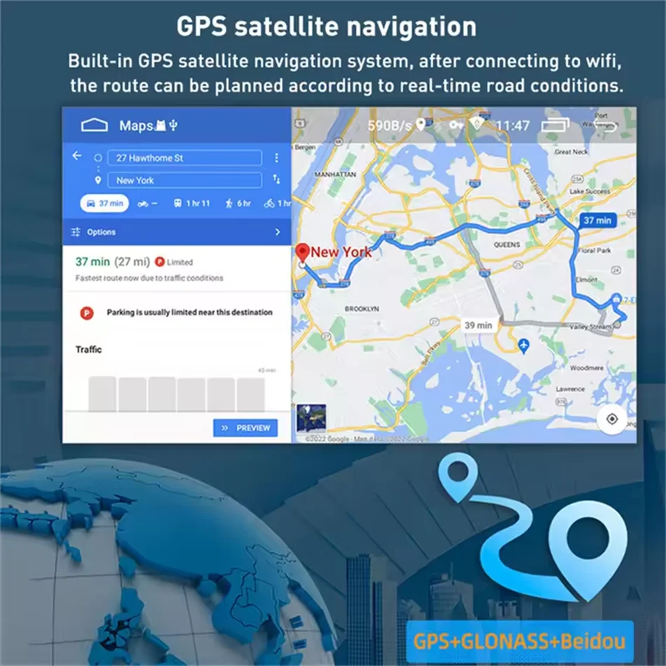 XFY 2 Din 9 10" Universa Car Radio Android Auto Carplay Car Stereo Multimedia Playerl GPS Autoradio Car Intelligent Systems NEW