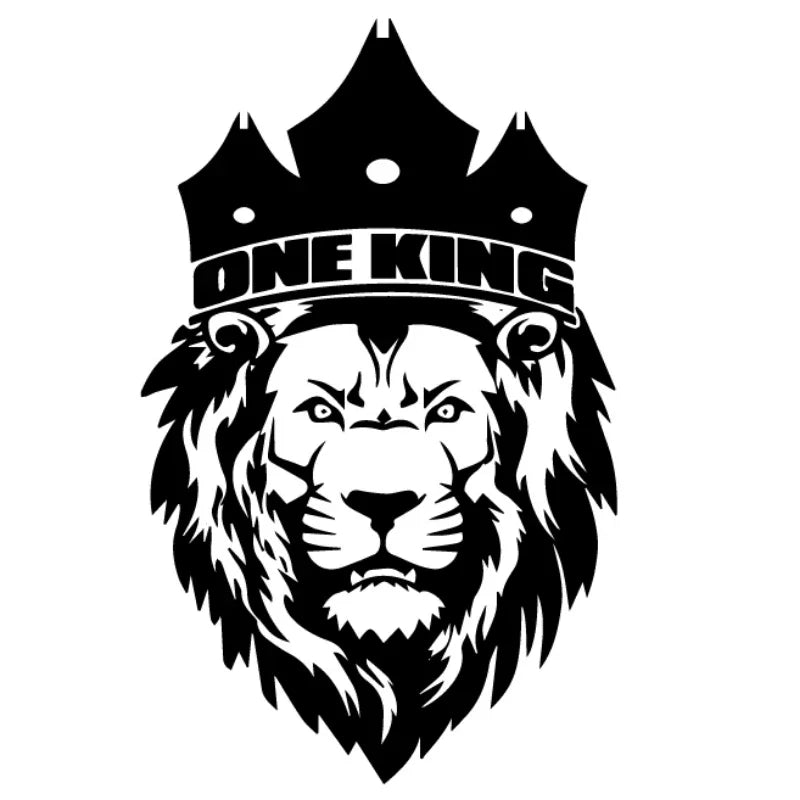 20/25/30cm Car Decals Stickers Sticker Beauty Lion Custom Goods PVC Motorcycle Auto Decoration Car accessories Vinyl Products