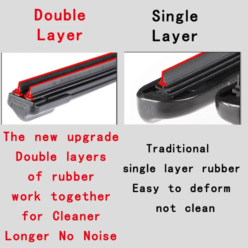 Front Windshield Wiper Blades for Ford F-150 / Raptor 2009–2020