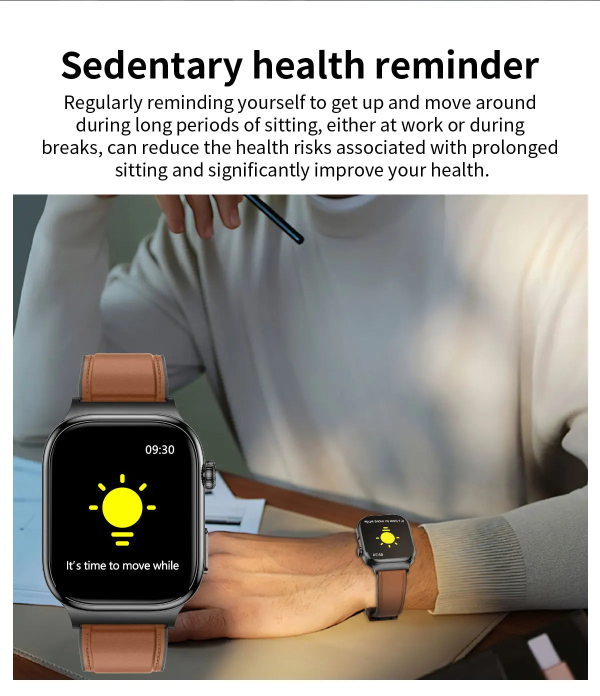 2026 Five-Organ Health Smart Watch – Body Fat, Uric Acid, ECG, Blood Pressure & Bluetooth Call | Men & Women