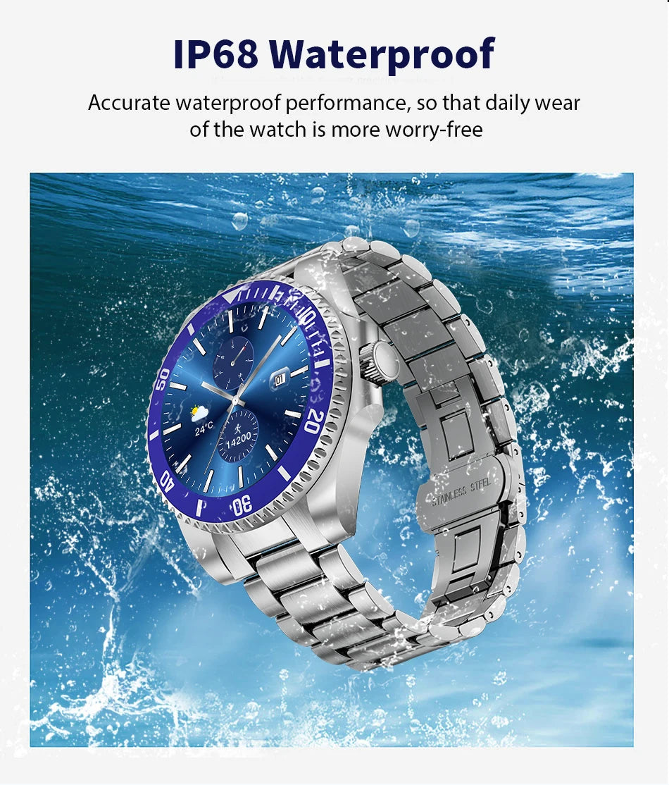 LIGE 2026 Luxury Smart Watch – Bluetooth Call, Health Monitoring & Multi-Sport | Men & Women Gift