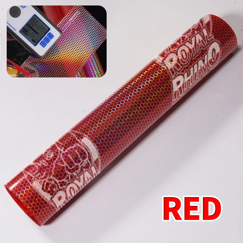 Car Motorcycle Vinyl Wrap Foil Laser Honeycomb Headlights Taillight Tint Film Modify color changing stickers Car styling