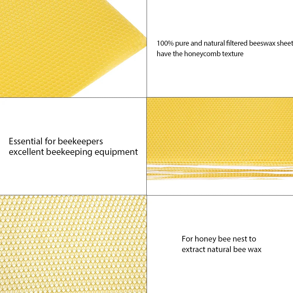 30PCS Premium Beeswax Tablet Honey Shaker Filter for Beekeeping Natural Beekeeping Essentials