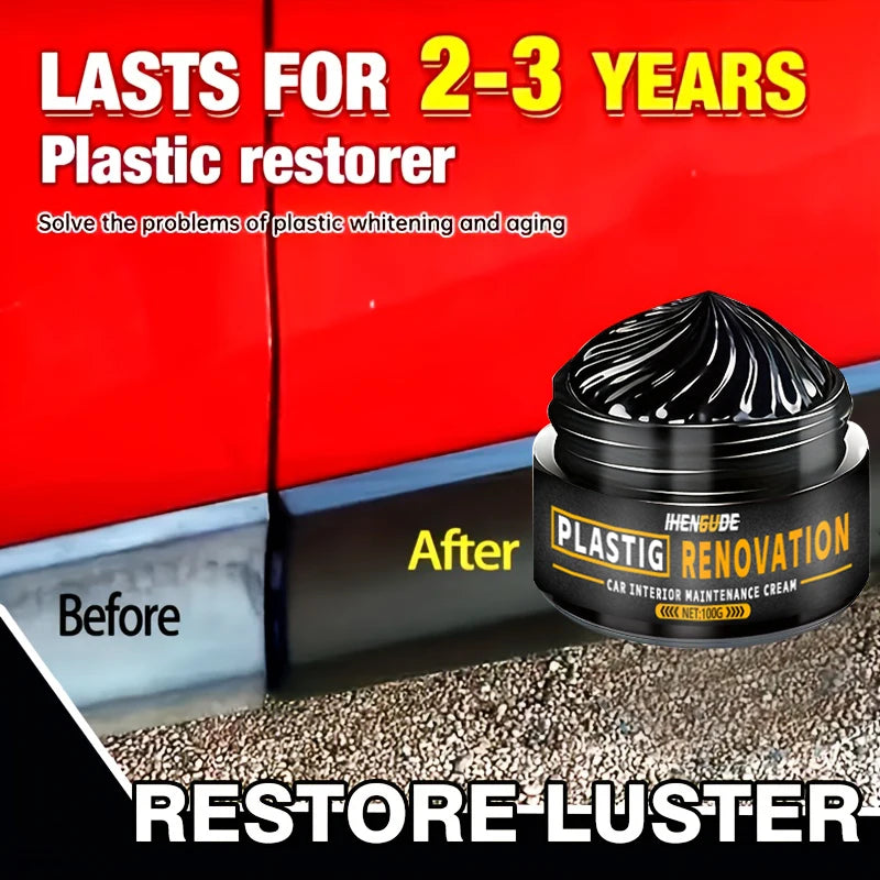 Car Interior Scratch Repair Paste — Dashboard & Plastic Surface Restorer, 100g