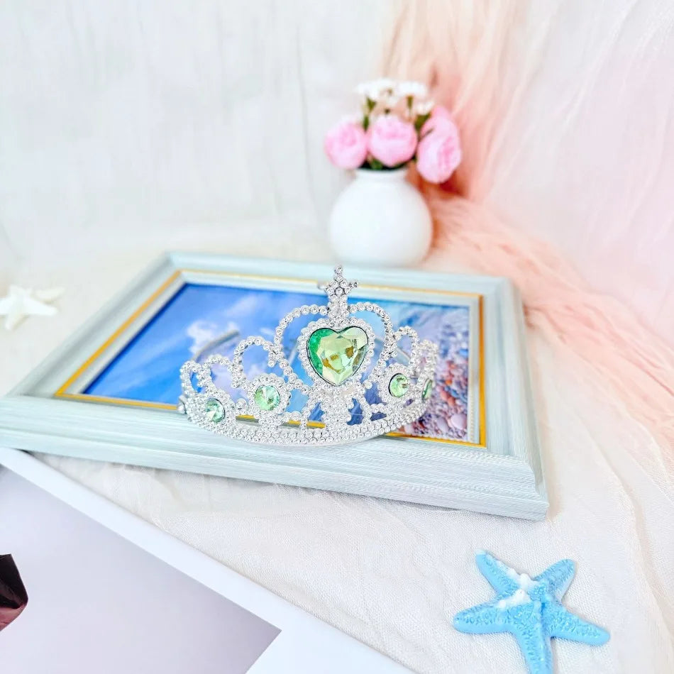 Wholesale 20pcs/lot Kids Crown Tiara Princess Magic Wand Wand Snowflake Fairy Stick Princess Show Dress Up Costume Accessories