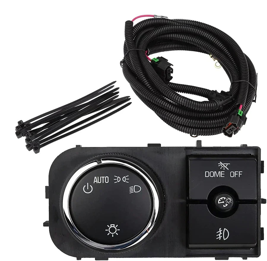 Headlight & Fog Light Control Switch — Chevrolet Avalanche, Silverado, Suburban, Tahoe & GMC Sierra/Yukon (2007–2013)