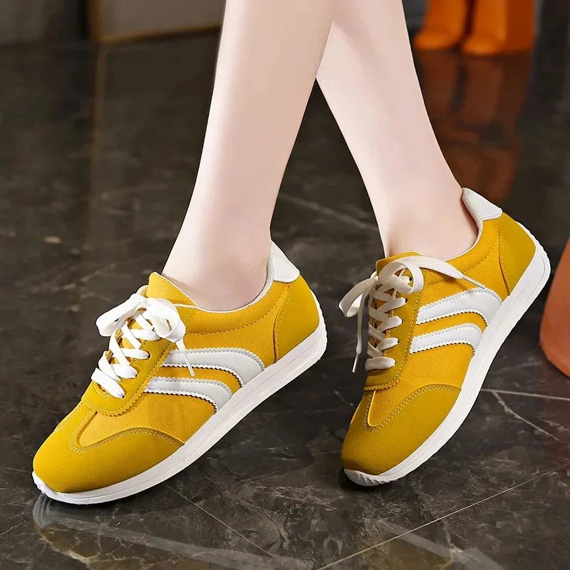 All-Match Sport Sneakers for Women — Lightweight Flat Running Shoes, Plus Size