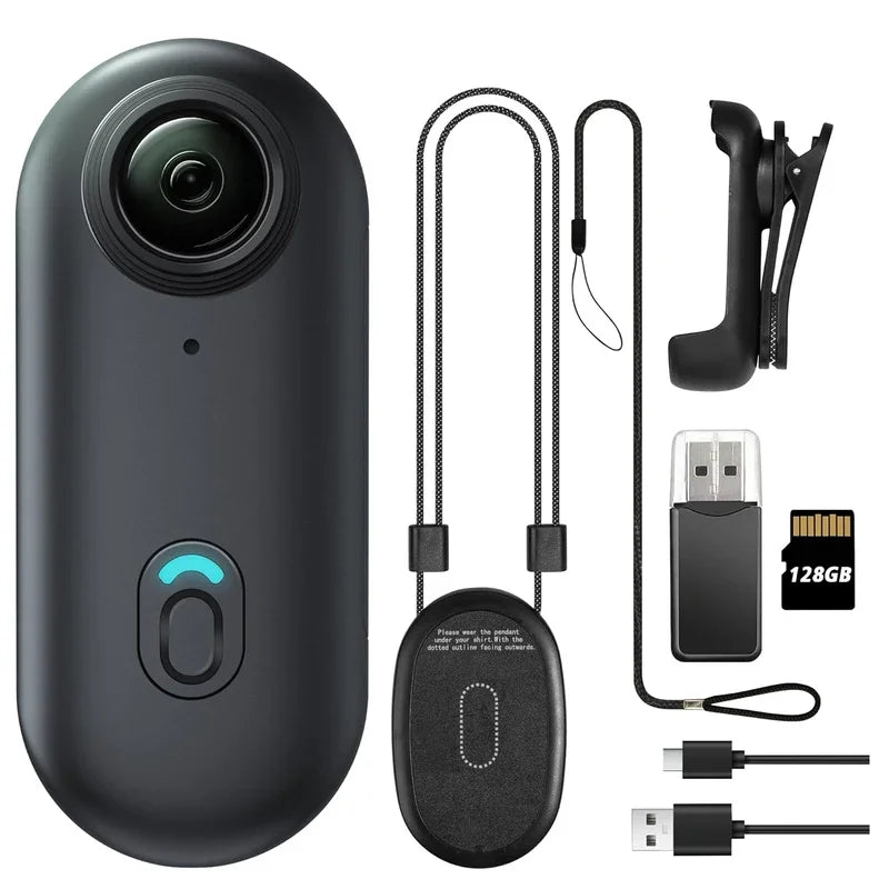 Mini Body Camera — Helmet & Handlebar Motorcycle Sports Cam