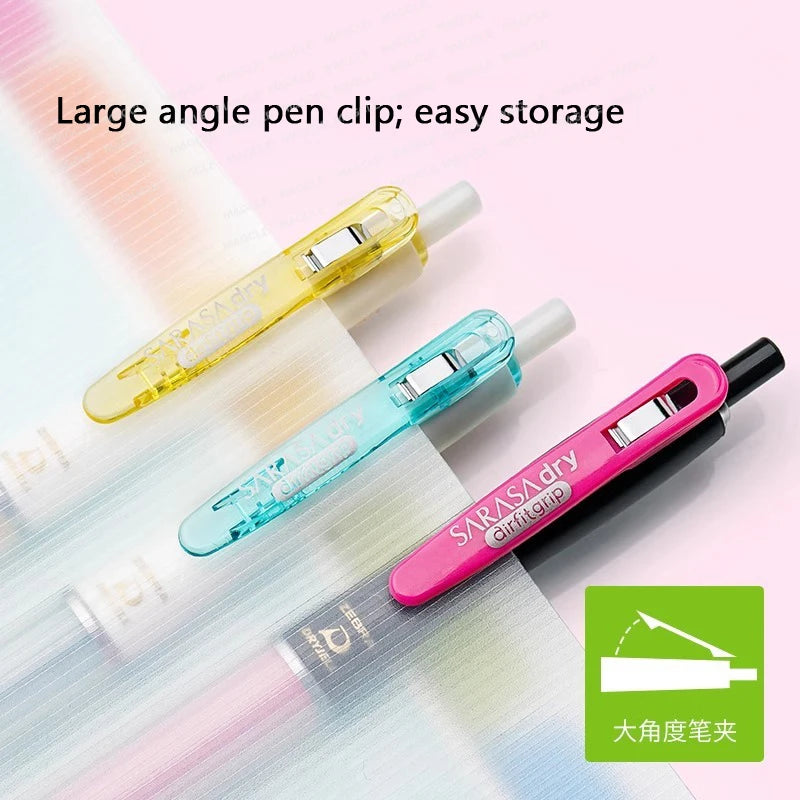 Zebra Japan SARASA Quick-Drying Neutral Pen JJZ49 0.4 Girfit Grip 0.5mm Signing Stylo Back to school aesthetic supplies statione