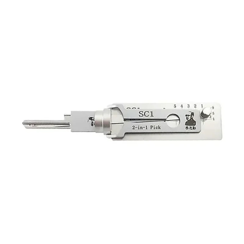 KW5 KW1 SC4 SC1  2-in-1 Lishi Lock Pick Opens Key Decoder Master Key Set of  Pick Lock Picking Kits
