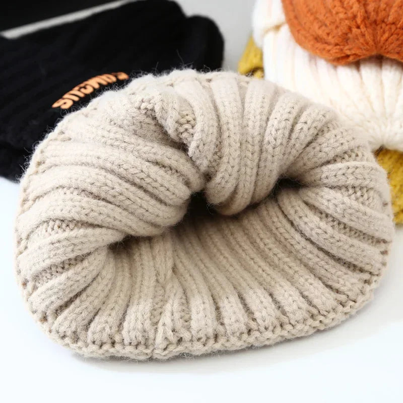 Unisex Crochet Knit Beanie - Soft Solid Color Winter Hat - photo 5