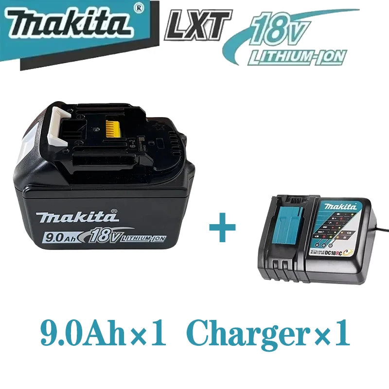 Genuine 6Ah  9Ah makita BL1860 18V Battery Power Tools Li-ion Replacement LXT BL1850 BL1840 for 18V Screwdriver
