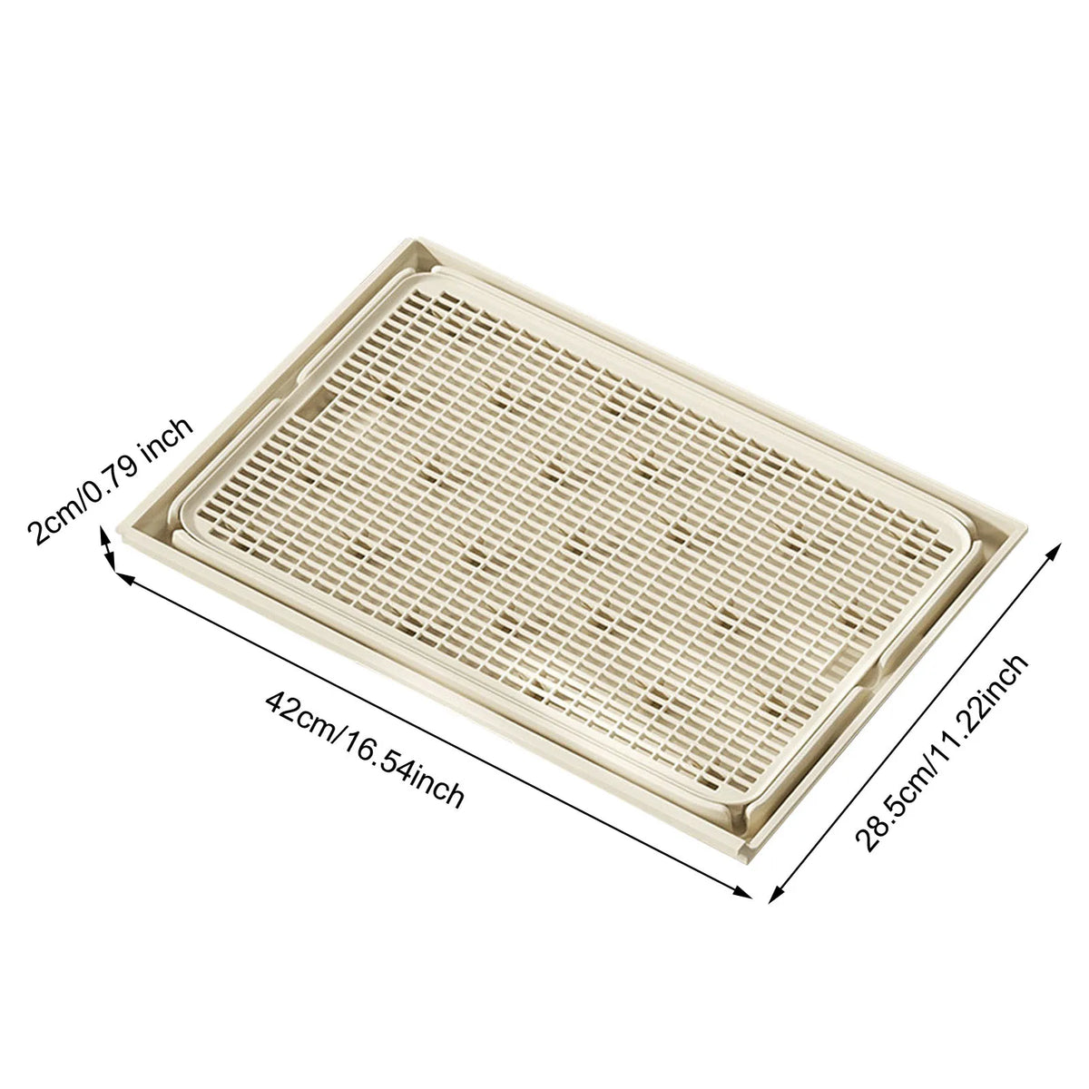Cat Litter Trapping Mat - Waterproof Non-Slip Litter Box Mat – photo 7