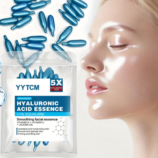 Hyaluronic Acid Serum Capsules – Deep Moisturizing Skincare, 30ct