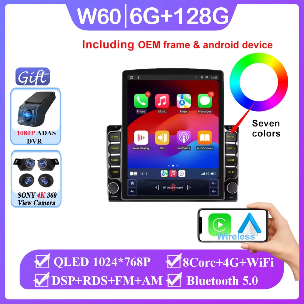 Car Android 15 For Renault Master Nissan NV400 Opel Movano 2010 - 2021 Navigation Touch Screen Multimedia Player Head Unit GPS