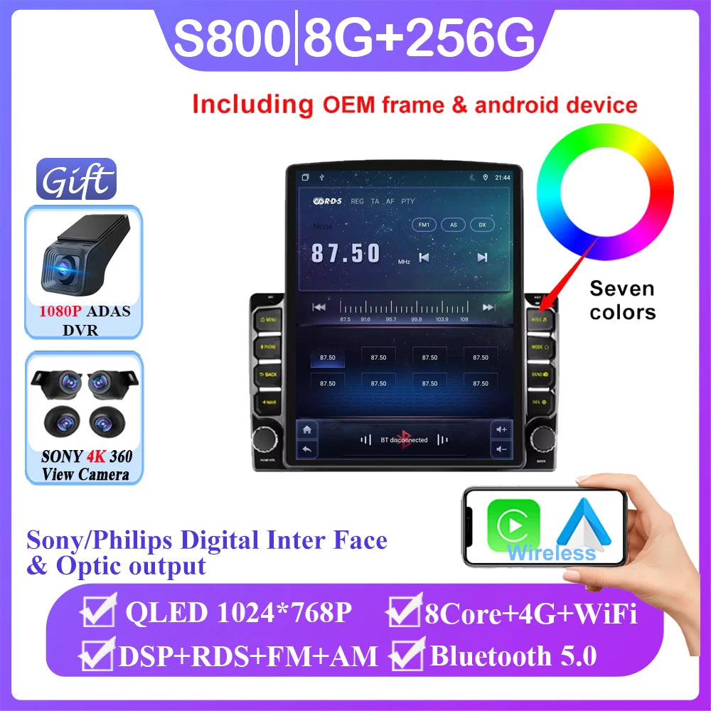 Car Android 15 For Renault Master Nissan NV400 Opel Movano 2010 - 2021 Navigation Touch Screen Multimedia Player Head Unit GPS