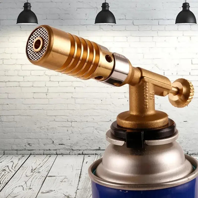 Portable Gas Burner Welding Torch High Temperature Copper Brass Blowtorch for Brazing Soldering Plumb Tools
