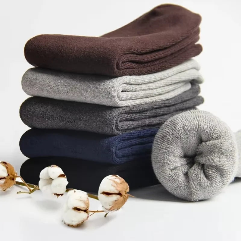 Men's Cotton Blend Crew Socks, 5 or 10 Pairs