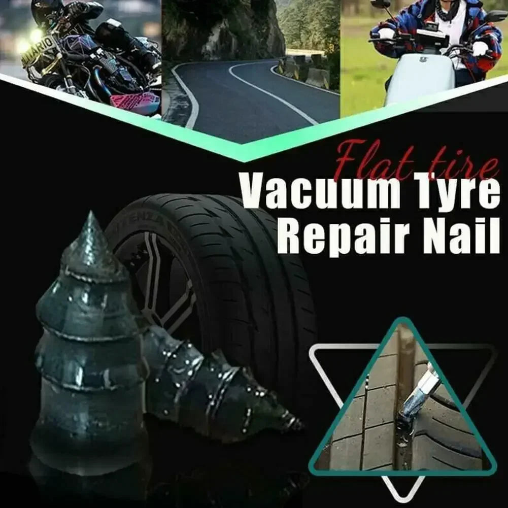 100pcs  Automotive Tire Repair Nail Universal Set Automotive Motorcycle Tire Repair Nail Bicycle Tire Perforation Repair Tool