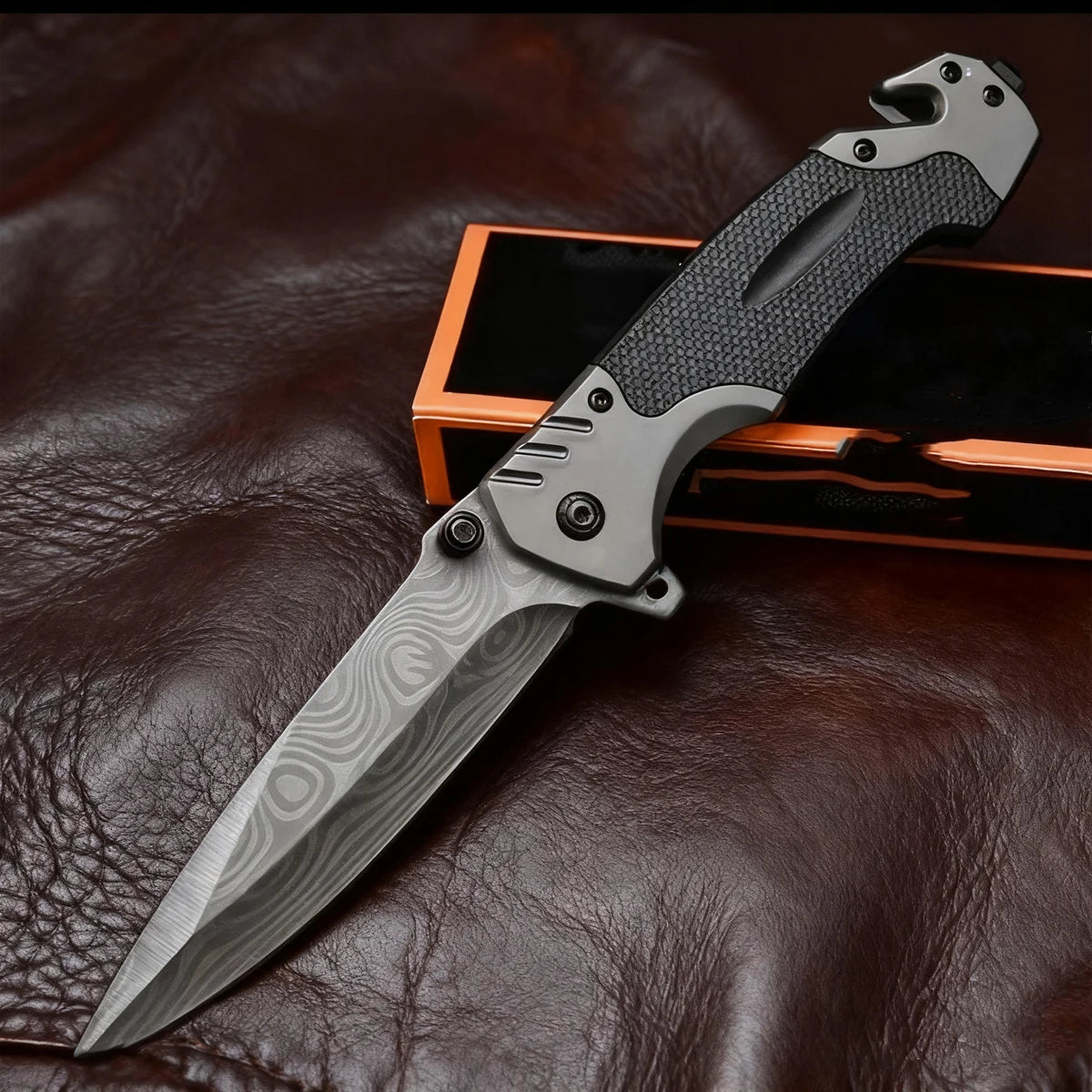 Camping Folding Knife Fruit Knife Outdoor Knife Sharp Blade Utility Knife Portable Hunting Knife Multi-function Pocket Knife