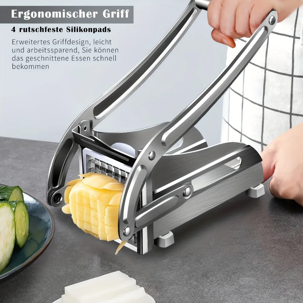 Stainless Steel Vegetable Chopper - French Fry & Onion Dicer - photo 3