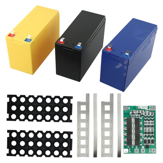 ABS Battery Case 12V 7Ah Battery Case Holder Fit 18 650 Cells 3x7 Nickel Strip Storage Box For 18 650 Battery DIY Battery Pack