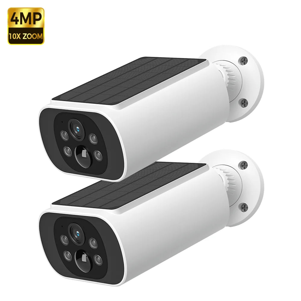 2.5K Solar Security Camera — Wireless Colour Night Vision, AI Detect