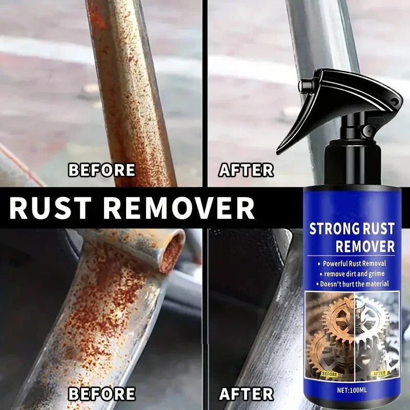Multifunctional car rust remover used for removing rust providing surface protection on car brake pads iron metal surface 1/3PCS