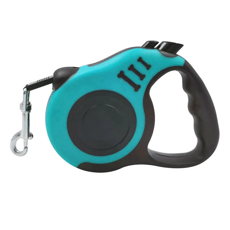 3 or 5 Meter Retractable Leash - Small, Medium & Large Dogs