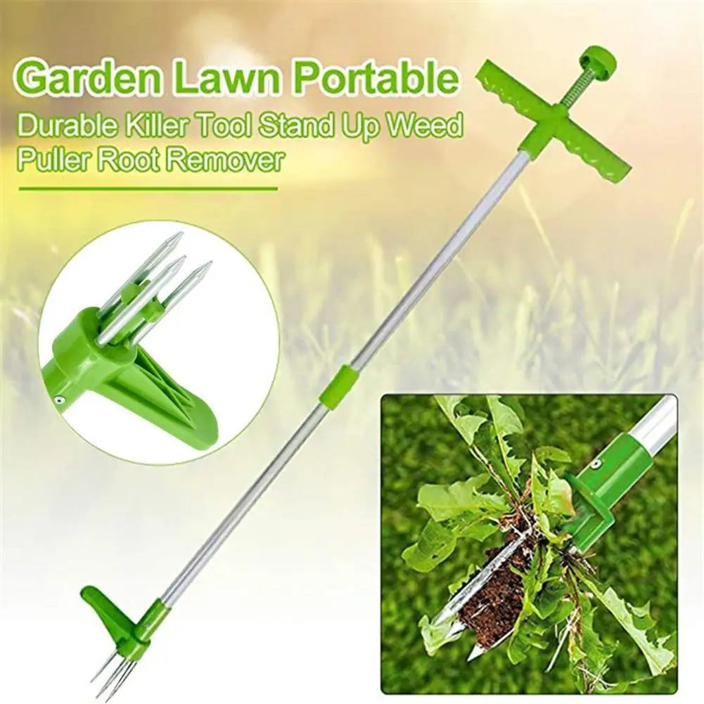Long Handle Weed Remover Garden Lawn Weeder  Outdoor Yard Grass Root Puller Tools Garden Planting Elements