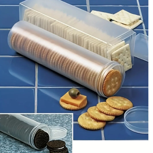 Stackable Flip-Top Food Containers - Round or Square Pantry Jars