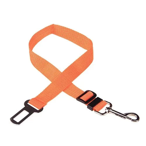 Dog Car Seat Belt Safety Protector – Adjustable Pet Travel Harness Leash & Collar Clip | Universal Fit