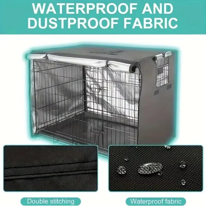 Durable Polyester Dog Crate Cover - Indoor & Outdoor – photo 6