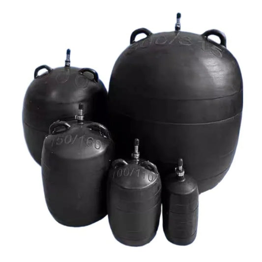 DN50-600 50 100 150 200 225 250 300 400 600mm 2-20" OD Plumbing Natural Rubber Drain Air Bag Inflatable Bung Stop Plug Block