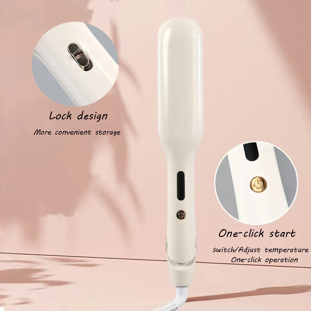 Electric Hair Curle Hair Styling Tools 13MM Flat Iron Hair Water Ripple Curling Iron