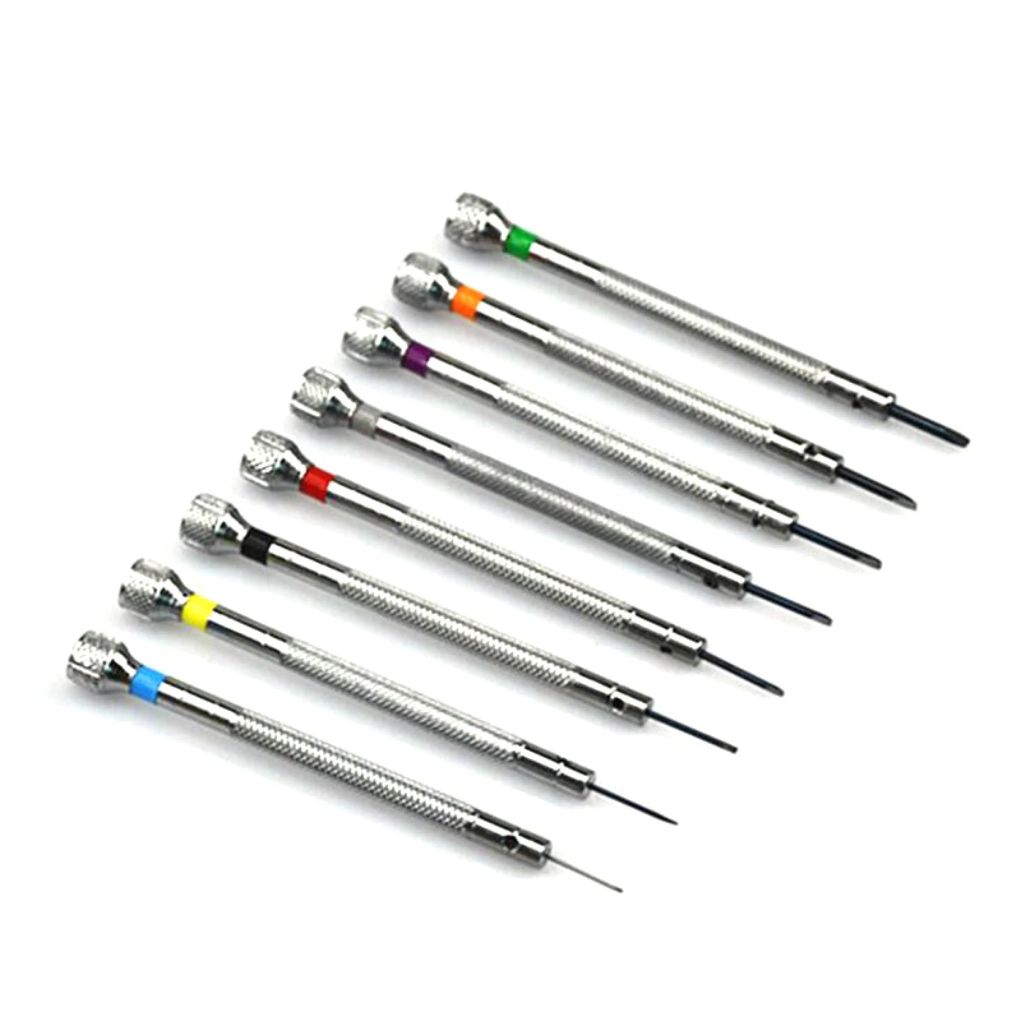 13PCS Metal 0.6-2.0mm Professional Slotted Cross Screwdriver Set for Watchmaker Watch Repair Screwdriver Tools Kit