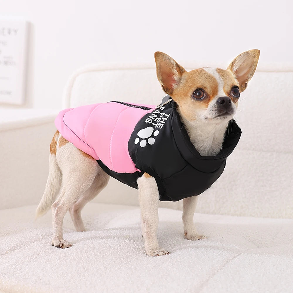 Pet Dog Jacket Autumn Winter Clothes For Small Medium Dogs Cat Waterproof Warm Chihuahua French Bulldog Vest Coat Puppy Costume
