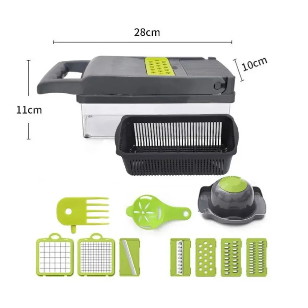 Multi-Blade Vegetable Chopper - 14 or 16 in 1 Slicer & Dicer - photo 6