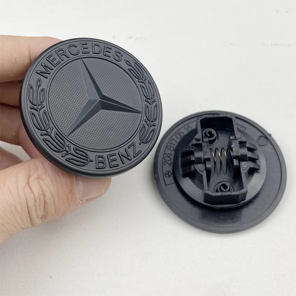 1pcs 57mm Car Front Hood Emblem Badge Bonnet Car Accessories For Mercedes Benz W204 W205 W212 W213 W221 W177 W246 GLA GLC CLA