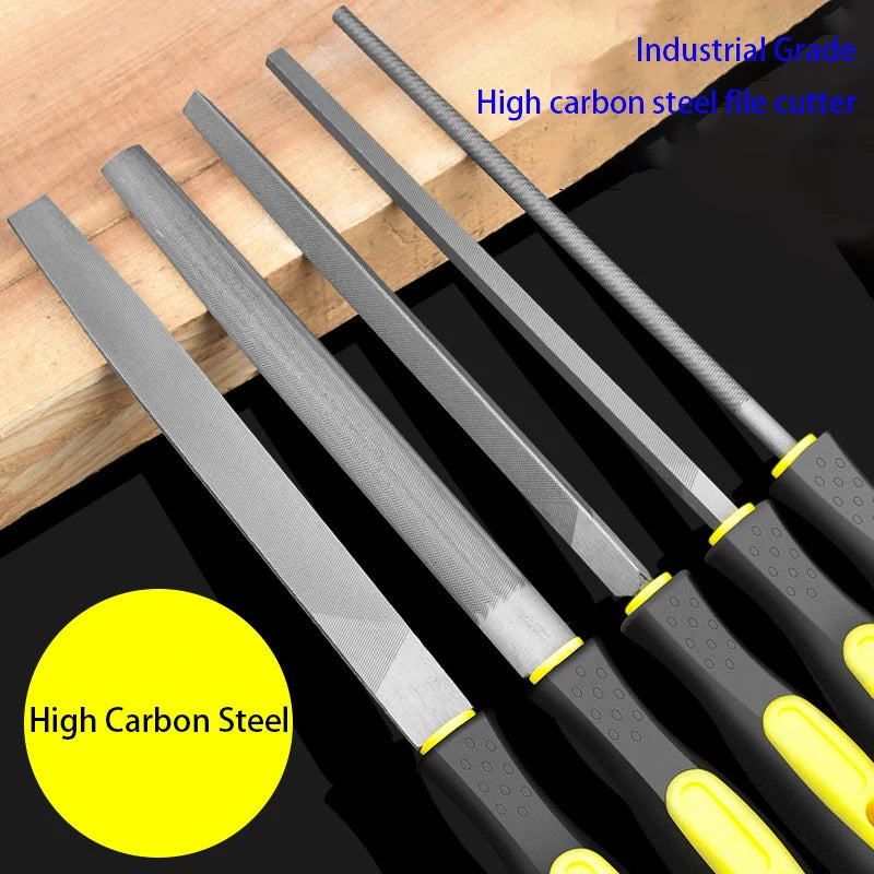 6-12" Files Sanding Tools Diamond Steel File Carpenter Rubbing Knives Hard Metal Rotary File Metal File Woodworking Hand Tools