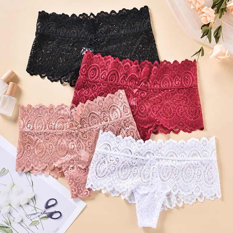 Sexy And Fashionable Women's Lace Triangle Pants Summer Women's Clothing Women's Cotton Underwear Breathable Antibacterial